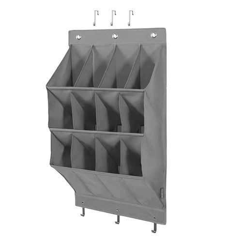 Organiseur De Chaussures À Suspendre À La Porte Fancygrab - Rangement À 12 Compartiments Pour Chaussures, Design Durable Et Peu Encombrant