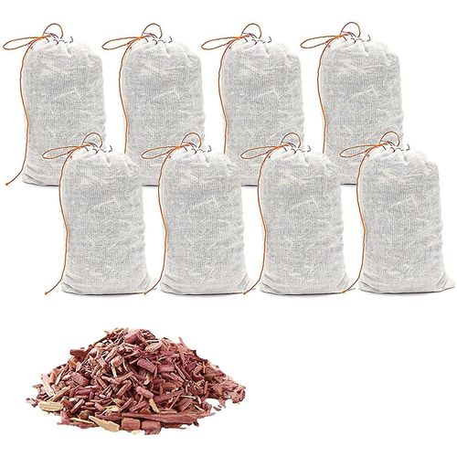sachets de cèdre naturel pour placards et tiroirs - Antimites écologique et parfum frais - 100 % cèdre rouge aromatique