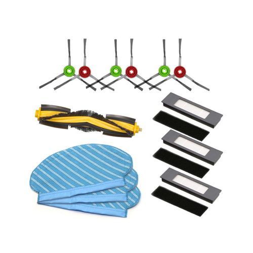 Kit d'accessoires pour aspirateur robot Ecovacs Deebot Ozmo 920/950 : filtre, brosse et chiffon de nettoyage ¿ Ensemble de remplacement complet pour un nettoyage optimal