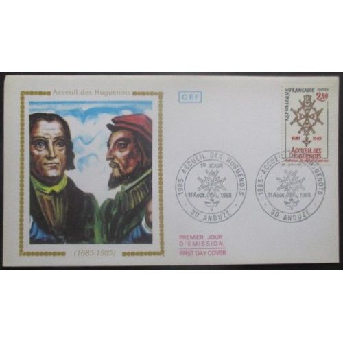 France Fdc Accueil Des Huguenots 31-08-85 Anduze