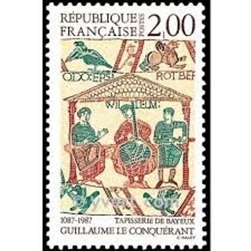 900ème Anniversaire De La Mort De Guillaume Le Conquérant : Tapisserie De Bayeux Année 1987 N° 2492 Yvert Et Tellier Luxe