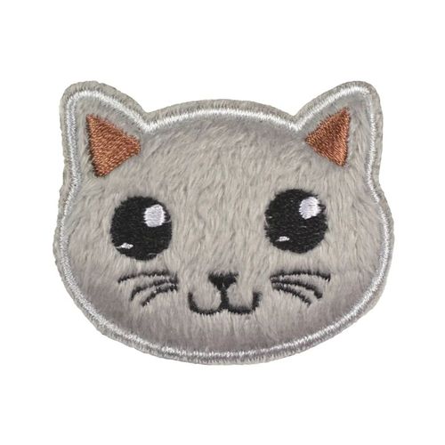 Motif Décoratif Brodé Thermocollant Chat ¿ Prym (43 X 51 Mm) Taille : 43 X 51 Mm. Color : Chat