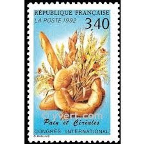 Congrès International Des Céréales Et Du Pain Année 1992 N° 2757 Yvert Et Tellier Luxe