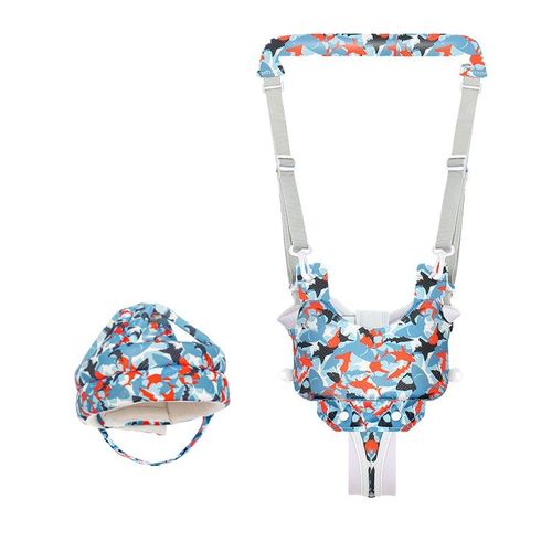Ceinture D'activité De Marche Pour Bébé,Protection De Tête Pour Tout-Petits,Harnais De Sécurité Pour Nourrissons,Ensemble De Casque De Sécurité Het,Anti-Chute,Anti-Collision #C