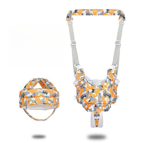 Ceinture D'activité De Marche Pour Bébé,Protection De Tête Pour Tout-Petits,Harnais De Sécurité Pour Nourrissons,Ensemble De Casque De Sécurité Het,Anti-Chute,Anti-Collision #D