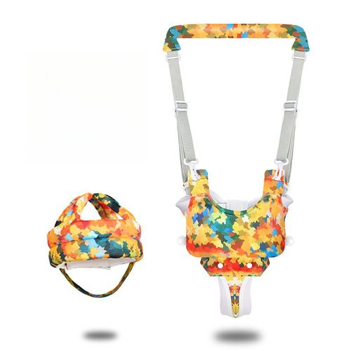 Ceinture D'activité De Marche Pour Bébé,Protection De Tête Pour Tout-Petits,Harnais De Sécurité Pour Nourrissons,Ensemble De Casque De Sécurité Het,Anti-Chute,Anti-Collision #A