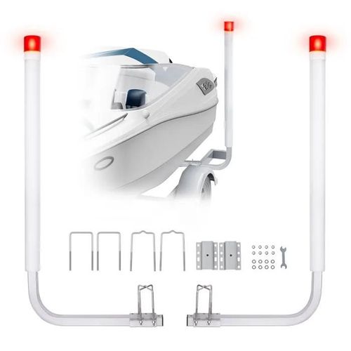 Guides De Remorques De Bateaux-Vevor-160 Cm-Pour Jet-Ski Bateau De Pêche Voilier Dériveur Bateau Gonflable