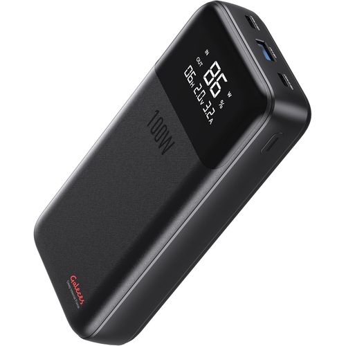Batterie Externe 25000mah 100w Power Bank Charge Rapide Qc Pd Chargeur Externe Batterie Portable Externe Pour Macbook Dell Deck Iphone Samsung Android Phone Ipad Airpods Bracelet De Sport