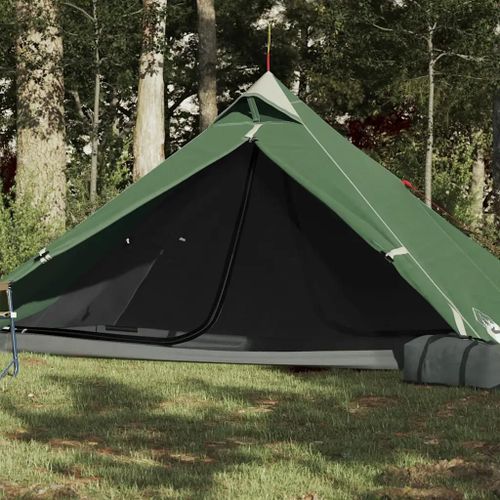 Tente De Camping Tipi 1 Personne Vert Imperméable