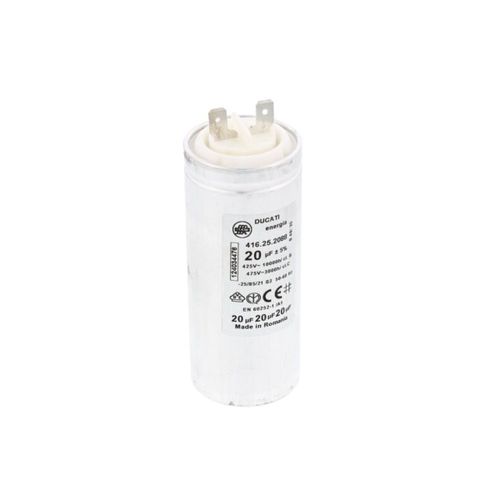 Condensateur 20 mf d'origine Sèche-linge (1240344760 AEG ELECTROLUX FAURE)