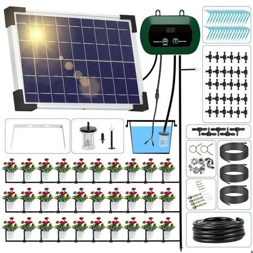 Système d'irrigation Solaire 300 Modes d'arrosage Automatiques
