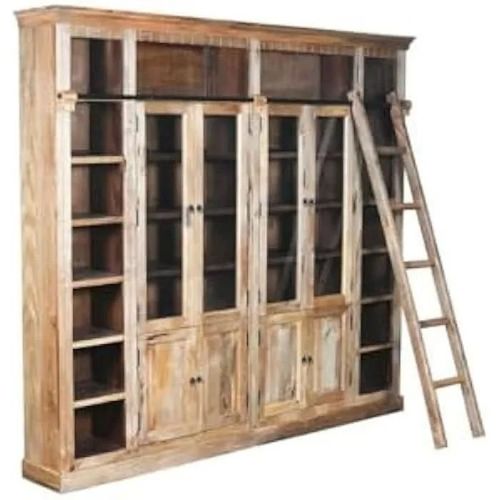 Étagère - Home Esprit - Bois De Manguier - 251 X 223 X 38 Cm - Multicolore - À Monter Soi-Même