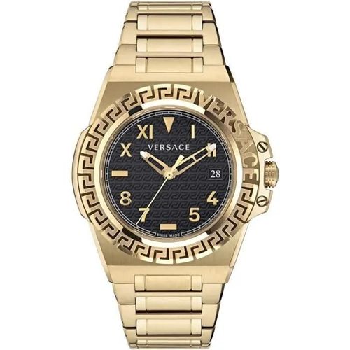 Montre - Versace - Greca Reaction Ve3i00522 - Quartz - Acier Inoxydable - 44 Mm