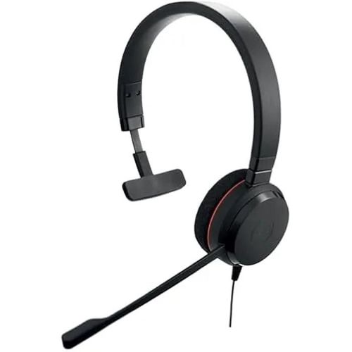 Casque - JABRA - Evolve 20 Mono - Suppression Passive du Bruit - USB-C - Communication Unifiée