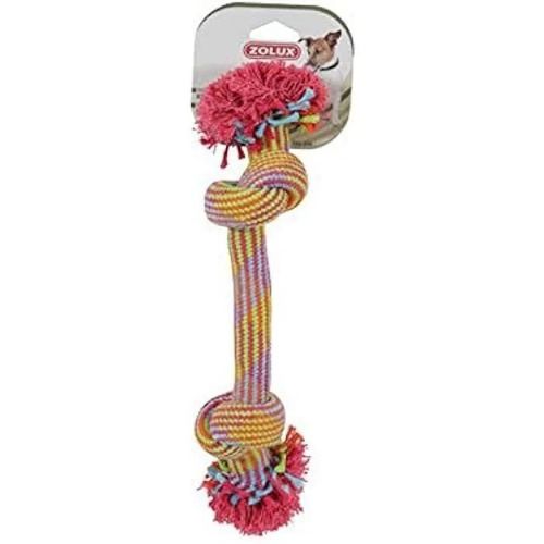 Jouet Corde Pour Chien - Zolux - 30 Cm - Multicolore - Coton Et Polyester - Hygiène Buccale