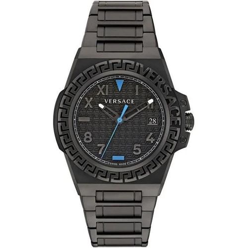 Montre - Versace - Greca Reaction Ve3i00622 - Quartz - Acier Inoxydable - Noir