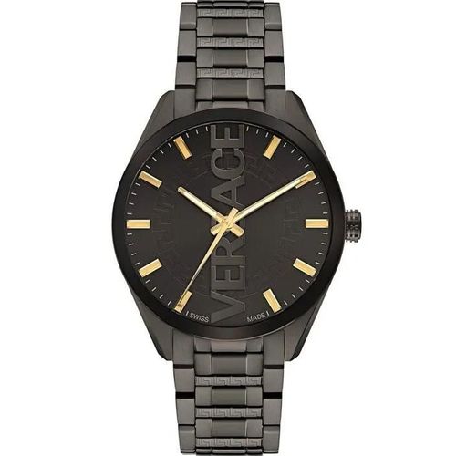 Montre Hommes Versace Ve3h00522 - Acier Inoxydable Noir - 42mm - 5 Bar