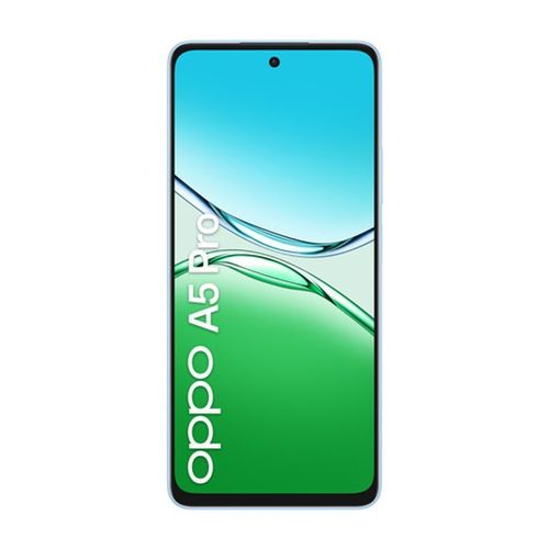 OPPO A5 Pro Smartphone, Foto AI 50MP, Frontale 8MP, Display 6.67" 90HZ LCD HD+, 5800mAh, RAM 8(Esp4GB/6GB/8GB)+ROM 256GB (esp1TB), IP69, [Versione Italia], Feather Blue