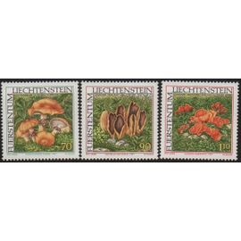 Liechtenstein Timbres Les Champignons 1997