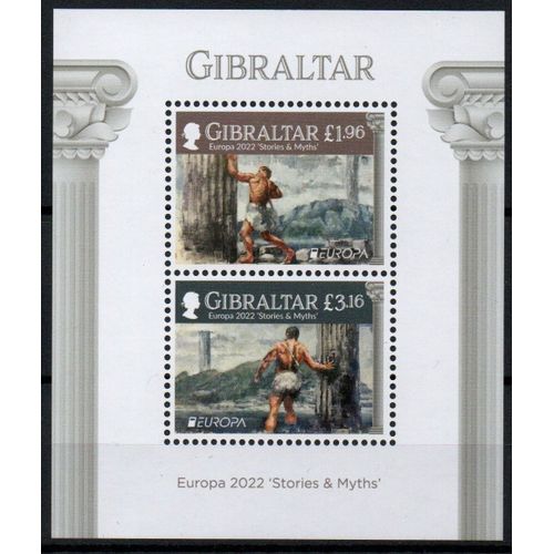 Gibraltar Timbre Europa 2022 Mythes Et Légendes