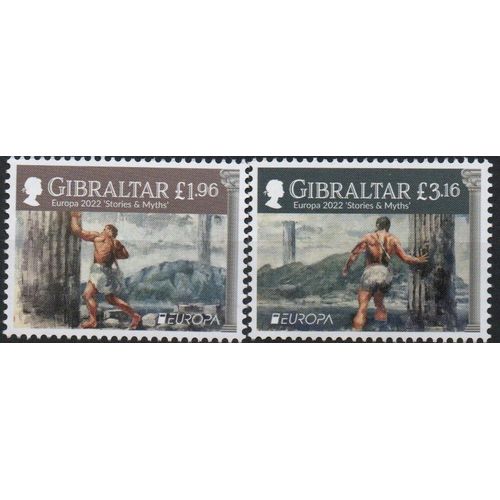 Gibraltar Timbres Europa 2022 Mythes Et Légendes