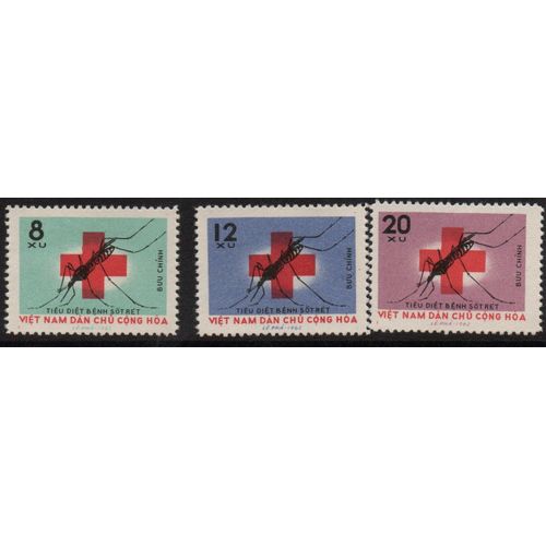 Vietnam Timbres Lutte Contre Le Paludisme