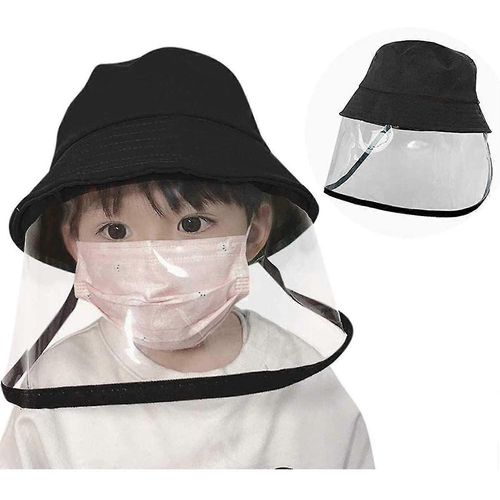Enfants Écrans Faciaux Anti-Poussière Pêcheur Sun Chapeau Visage Couverture De Protection Seau Capuchon