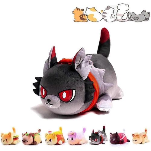 Peluches Meemeows Cat Food, Aphmau Peluches Cat Meow Meow, Meow Meow Plushie, Cola Fries Sandwich Werewolf Hamburger Werewolf, Pour Les Enfants Et Les Fans C
