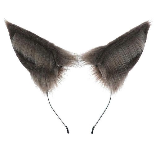 Furry Cat Wolf Fox Ears Headband Halloween Costume For Women Girls