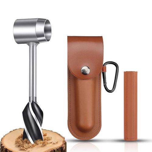 Tarière Manuelle Set, Woodworking Manual Screw Bushcraft Perceuse, Foret De Tarière À Bois, Outils De Survie Manuel, Clé De Serrage, For Outdoor, Camping Gear - JACK DANIELS