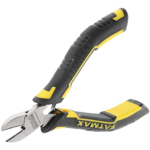 Stanley Fmht0-80518 Mini Pince Coupante Diagonale Électricien Gamme Fatmax - Design Compact - Ressort De Rappel - Coupe Et Serre - Poignée Bi Matière - Acier Trempé - JACK DANIELS
