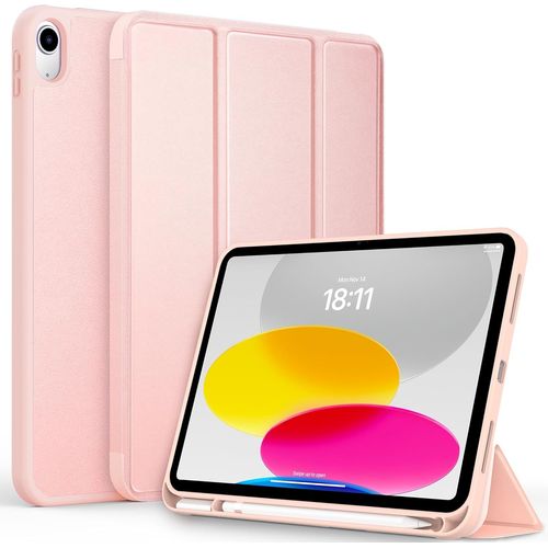 Coque Compatible Avec Ipad A16 11ème 2025 11 Pouces/Ipad 10ème Génération 10,9 Pouces 2022 Étui, Housse De Protection Ultra Fin Housse En Tpu Pour Ipad 11e 2025 / 10e 2022, Or Rose