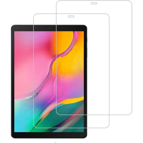 Lot De 2 Films De Protection D'écran En Verre Trempé Pour Samsung Galaxy Tab A 10.1 2019 (Sm-T510/T515/T517), Anti-Rayures, Sans Bulles, Haute Définition