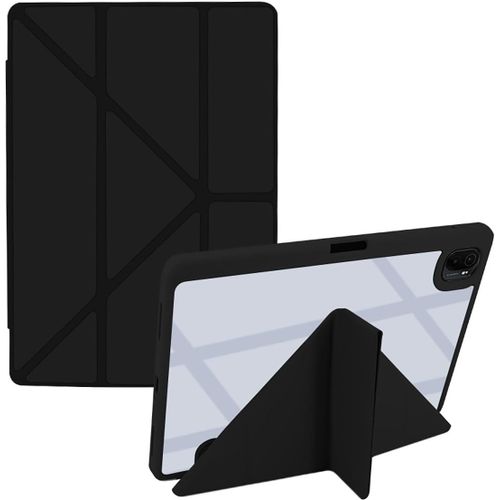 Case Tablet Pc Compatible Avec Xiaomi Mi Pad 5 Pro 5g 12,4 Pouces (2022), Étui For Tablette Intelligente, Coque De Protection Fine, Coque En Cuir Tpu, Visualisation Multi-Angles, Mise En Veille/Réveil