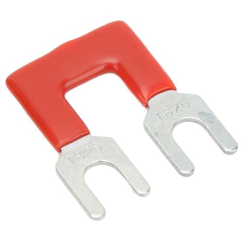 10 pcs barrière fourche type bande 25A cuivre matériau PVC gaine PVC TB cavalier bloc borniers pour appareils ménagers TB 2502