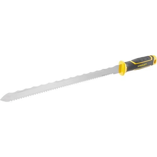 Stanley Fmht0-10327 Couteau Isolation Gamme Fatmax - Denture Dentelée Et Fine - Lame Crantée - Poignée Bi Matière - Lame Inox, Jaune/Noir, 350 Mm - JACK DANIELS