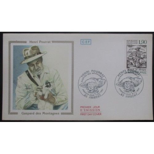 France Fdc Henri Pourrat 09-05-87 Ambert