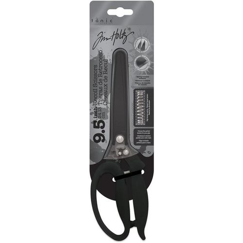 Tim Holtz Ciseaux À Recul, Revêtement En Titane, Lames Doubles Biseautées, Noir (24,1 Cm) - Jack Daniels