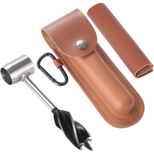 Tarière Manuelle, Perceuse À Main Pour Le Travail Du Bois, Foret À Main Polyvalente, Foret De Survie Manuel Polyvalent Pour Extérieur Camping Bushcraft - JACK DANIELS