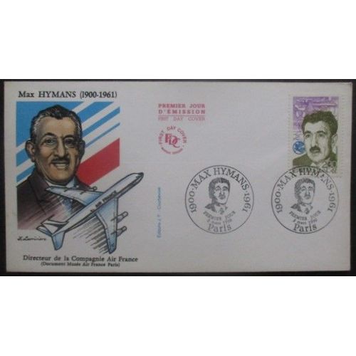 France Fdc Max Hymans 03-03-90 Paris