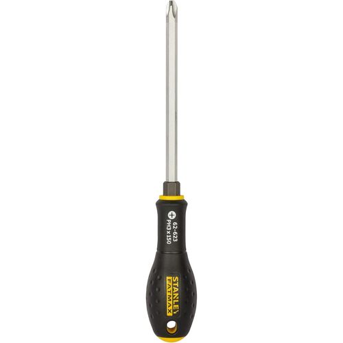 Stanley Fmht0-62623 Tournevis Avec Écrou Ph3 150 Mm Gamme Fatmax - Fabriquée En France - Liaison Quasi Incassables - Noyau En Une Pièce - Revêtement Bi Matière - Acier - JACK DANIELS