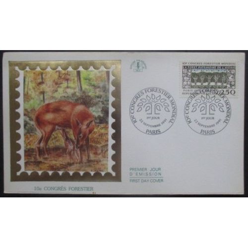 France Fdc Congrès Forestier 22-09-91 Paris