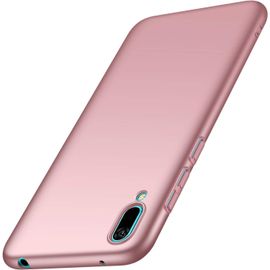 Coque Huawei Y6 2019 Pc Finition Matte Ultra Leger Ultra Mince Anti-Rayures Coque Rigide Etui Housse Full-Cover Case Pour Huawei Y6 2019 -Or Rose \U2026 \U2026