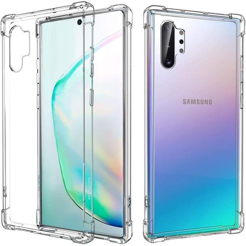 Coque Samsung Galaxy Note10 Pro,Bumper Etui De Protection Transparent En Silicone Tpu Mince-Souple Antichoc Housse Cove Case Pour Samsung Galaxy Note10 Pro Transparent