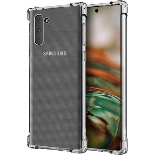 Coque Samsung Galaxy Note10 Coques En Silicone Transparentes Coque En Cristal De Silicone Panneau Arrière Transparent Et Coins Renforcés En Tpu Pour Samsung Galaxy Note10
