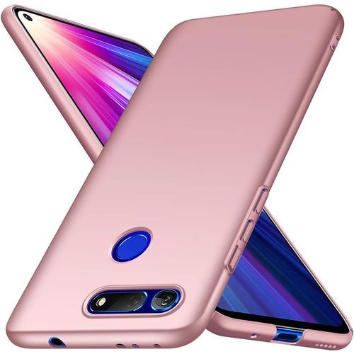 Coque Huawei Honor View 20 V20 Pc Finition Matte Ultra Leger Ultra Mince Anti-Rayures Coque Rigide Etui Housse Full-Cover Case Pour Huawei Honor View 20 V20 -Or Rose