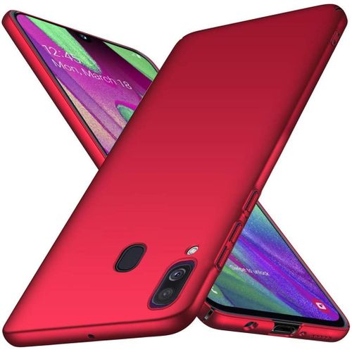 Coque Huawei Honor View 20 V20 Pc Finition Matte Ultra Leger Ultra Mince Anti-Rayures Coque Rigide Etui Housse Full-Cover Case Pour Huawei Honor View 20 V20 -Rouge