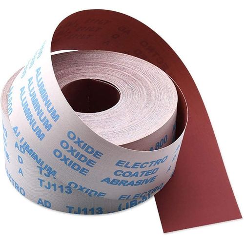 Rouleau De Papier De Verre Émeri Grain 150 - Déchiré À La Main - Souple Et Flexible - Pour Métal, Verre, Bois, Meulage - 1 M De Long Et 95 Mm De Large - Jack Daniels