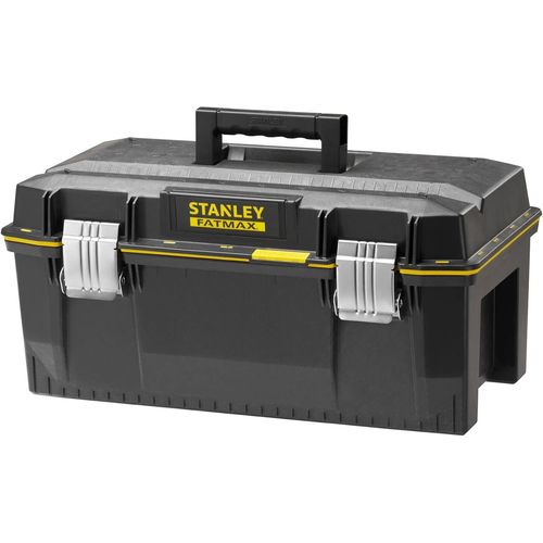 Stanley Fatmax Boîte À Outils Étanche 58 Cm - Résistant À L'Eau - Grande Capacité De Rangement - Rainure En V Pour Coupe D'Appoint - Poignée Bi-Matière - Attaches Anti-Corrosion 1- - JACK DANIELS