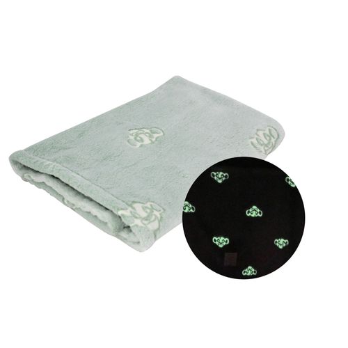 Couverture Bi-Matière Phosphorescente 75 X 100 Cm Roi Lion Cosy - Babycalin